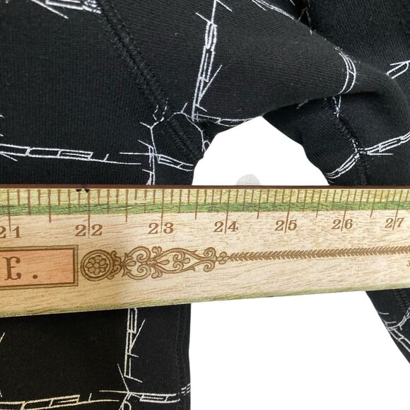 Teddy Fresh Barbed Wire Hoodie Men’s L 2020 Black Sweatshirt All Over Print Logo - Picture 6 of 12